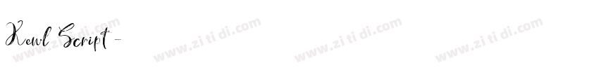 Kewl Script字体转换